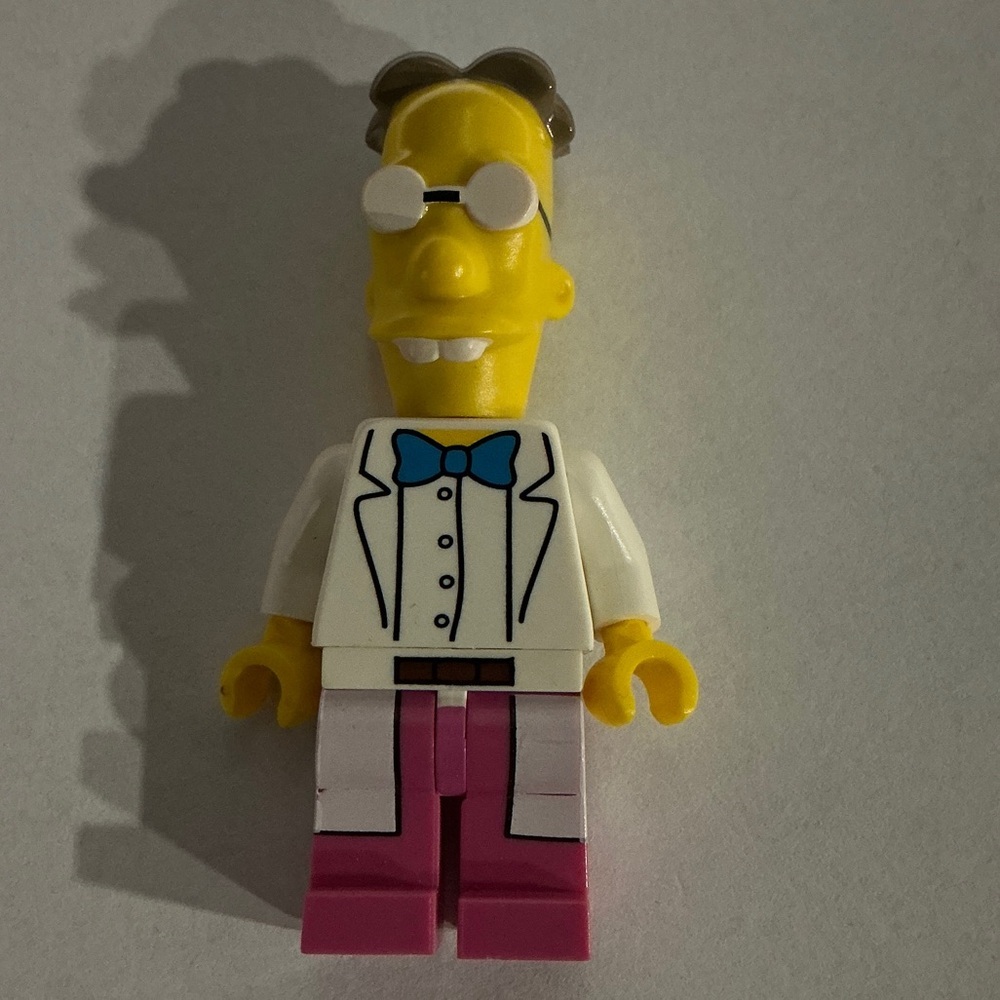 LEGO The Simpsons Professor Frink Minifigure